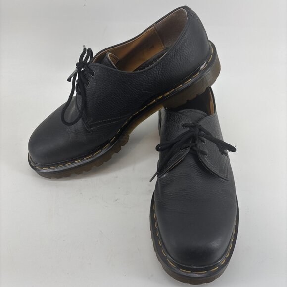 Dr. Martens Other - Dr Martens 1A89 Black Derby Lace Up Shoes Size 10
